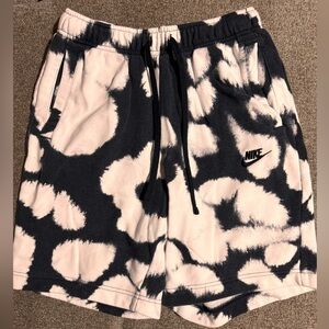 Nike Tie-Dye Black and White Men's Shorts Size Small